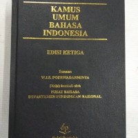 Kamus Umum Bahasa Indonesia Edisi Ketiga